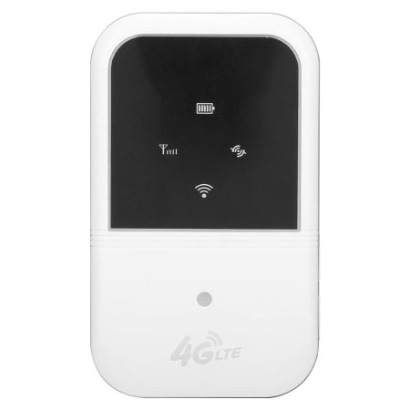 4G LTE hordozható mobil router – 150 Mbps, WiFi hotspot, 8 eszköz egyidejű csatlakozása