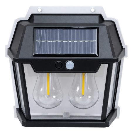 Dupla LED-es, napelemes, mozgásérzékelős kültéri világítás Dupla LED-es, napelemes, mozgásérzékelős kültéri világítás