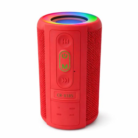 CR-X185 Bluetooth RGB hangszóró, piros