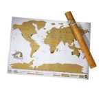   Kaparós világtérkép, utazós prémium -Ajándékozz ilyen kaparós térképet és inspiráld szeretted a világ felfedezésére!