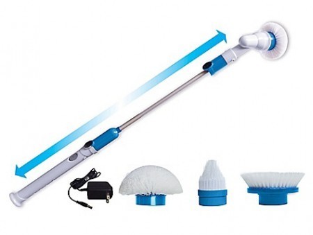 Rotatinghead cleaner  ,3 head,  with battery