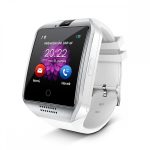 Curved Display Smart Watch Silver-White Q18