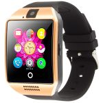 Curved Display Smart Watch Gold-Black Q18
