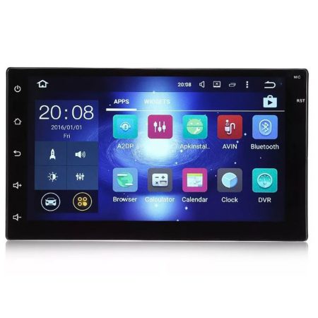 AlphaOne HD 212 Androidos 2 dines autó rádió,GPS el ingyen szállítással, magyar menüvel, Iso csatlakozóval