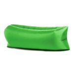   Lazy Bag - Saltea gonflabilă verde pentru confort, oricând și oriunde.