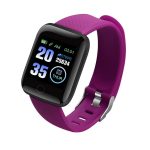   ID116 Plus Purple Smart Bracelet Transport gratuit!-Sport și numărare? Atunci asta este pentru tine!