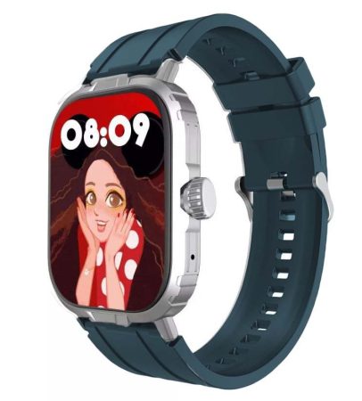 NovaTime szürkéskék Okosóra - Egészségfigyelő Bluetooth, sport, pulzusszám, véroxigén, több funkció