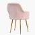 Corvania 2db szék Világos rózsaszín-arany Corvania 2db szék Világos rózsaszín-arany