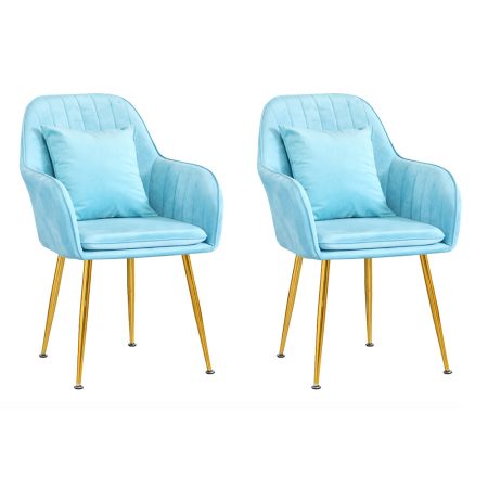 Corvania 2 db szék Kék-arany