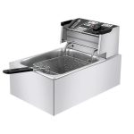 6 literes elektromos fritőz,olajsütő - 2500W