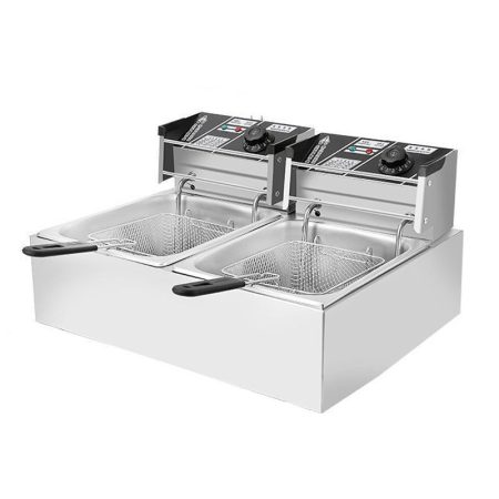 12 literes elektromos fritőz,olajsütő -  2*2500W
