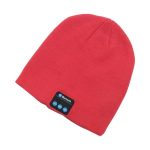 Red bluetooth hat