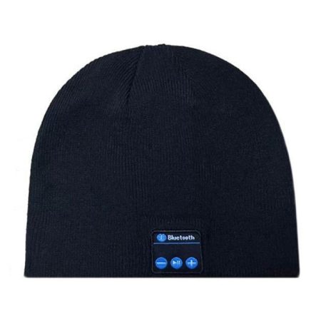 black bluetooth hat