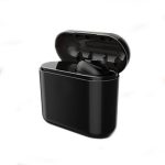Wireless Pluggy earphone -black- with powerbank 