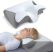 Ergonomikus Memóriahabos Nyak- és Válltámasztó Párna – Kétoldalas Kialakítással - 62*37*8/12cm