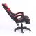 RACING PRO X Gamer szék  lábtartóval, piros-fekete Ingyenes szállítással