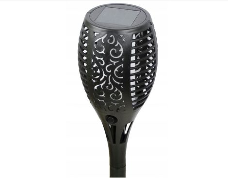 Napelemes Lámpa fáklya LED lámpa 78 cm beszúrható kerti oszlop Napelemes Lámpa fáklya LED lámpa 78 cm beszúrható kerti oszlop
