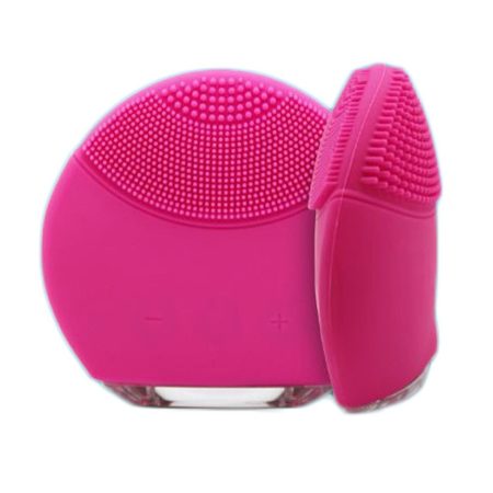 Electric facial massage and pore cleaning silicone brush