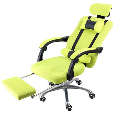  Scaun rotativ prezidențial cu suport pentru picioare, verde var Livrare gratuită- Confort și confort, design ergonomic!
