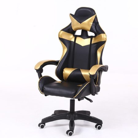 RACING PRO X Gamer szék , Arany-Fekete Ingyenes szállítással-Sokat vagy fent a neten? Vége az elgémberedett ízületeknek.
