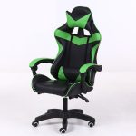    Scaunul RACING PRO X Gamer, verde-negru Transport gratuit-Confort și confort, design ergonomic!