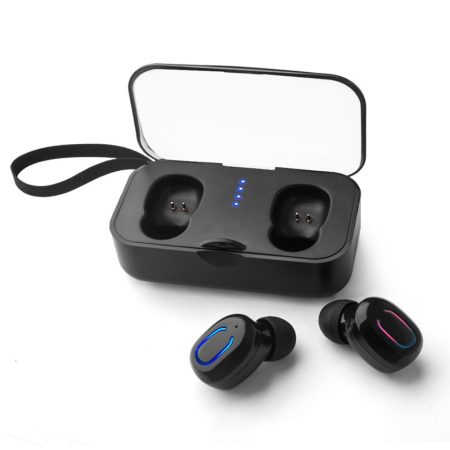 AlphaOne T18S earphones with docking station