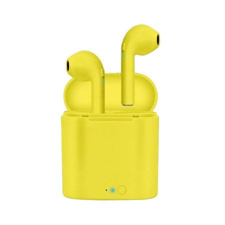 I7S Sárga fülhallgató -Stílusos megjelenés,kiváló hangzás?A legjobb helyen jársz.