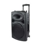   AlphaOne P12 Professzionális Akkumulátoros aktív Hangfal Ajándék vezeték nélküli mikrofonnal - Legyen tiéd a leghangosabb buli!