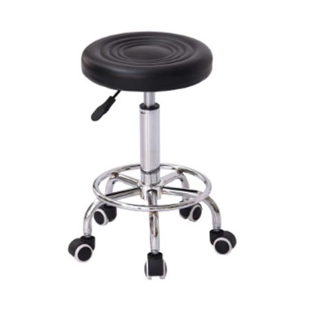 Gurulós forgószék állítható magassággal, Fekete 