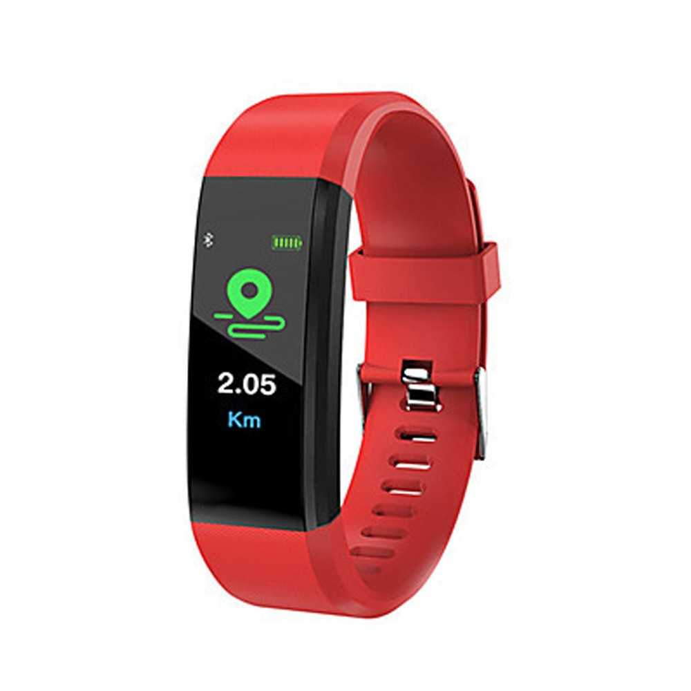 Smart Bracelet Fitness Tracker Activity Waterproof Wristband Watch 115 Plus  Blood Pressure Heart Rate Monitoring | Fruugo QA