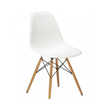 4 db modern szék konyha, nappali, étkező vagy kültéri használathoz-fehér