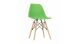 4 db modern szék konyha, nappali, étkező vagy kültéri használathoz-zöld