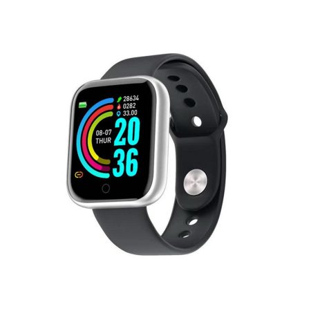 Y68 Smart Watch Silver-Black Y68 Smart Watch Silver-Black