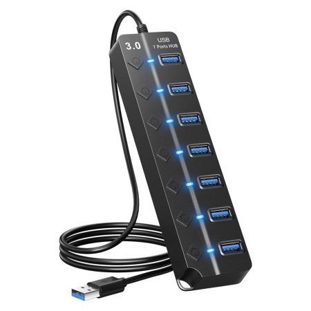 7 portos USB 3.0 hub 7 portos USB 3.0 hub
