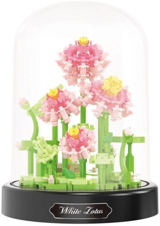 Balody Mini Blocks – Fehér Lótusz üvegbúrában (520 db-os készlet) Balody Mini Blocks – Fehér Lótusz üvegbúrában (520 db-os készlet)