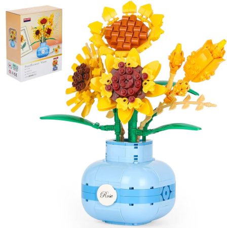 Balody Napraforgó – Mini Blocks Virágváza Építőjáték (559 db) - Aromaterápiás Funkció Balody Napraforgó – Mini Blocks Virágváza Építőjáték (559 db) - Aromaterápiás Funkció
