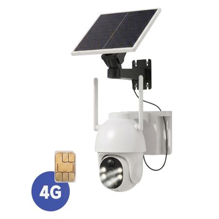 V380 P6 Plus 4G LTE Napelemes Biztonsági Kamera – SIM kártya kompatibilis