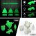  ERYONE Luminous PLA zöld Nyomtató Filament – 1,75 mm, ±0,03 mm Pontosság, 1 kg