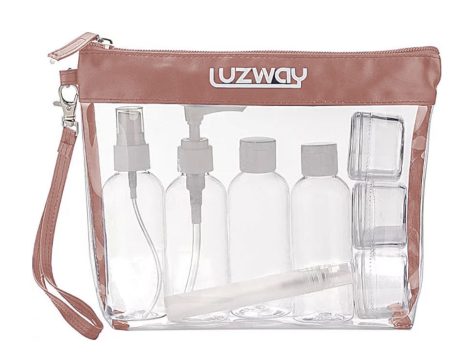 Luzway Repülős Utazószett (9 darabos) rózsaszín-mályva
