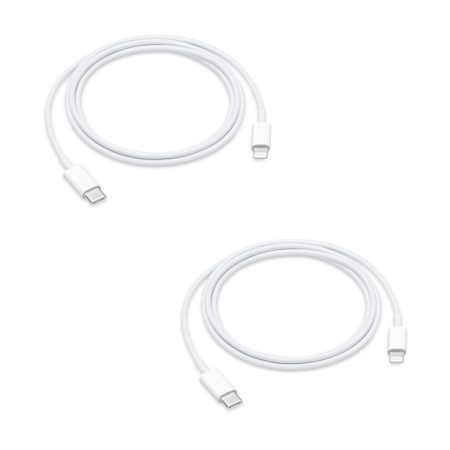 USB-C – Lightning kábel (1 m) – 2 db-os csomag - iPhone / iPad / iPod / AirPods USB-C – Lightning kábel (1 m) – 2 db-os csomag - iPhone / iPad / iPod / AirPods