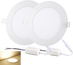   NRGDILY R12WW LED mennyezeti süllyesztett spotlámpa szett – 12W, 3000K meleg fehér (2 db)