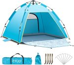   Cflity Pop Up Strand Sátor – 1-2 személyes, automata, UV50+ védelemmel 160 × 140 × 120 cm