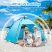 Cflity Pop Up Strand Sátor – 1-2 személyes, automata, UV50+ védelemmel 160 × 140 × 120 cm