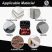 FOCSTOL Diamond Core Drill Bit Set – 11 részes gyémánt lyukfúró készlet porcelánhoz és csempéhez FOCSTOL Diamond Core Drill Bit Set – 11 részes gyémánt lyukfúró készlet porcelánhoz és csempéhez