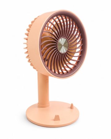 USB-n újratölthető hordozható asztali ventilátor – 5 sebességfokozattal, állítható fejjel