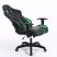 Sintact Gamer szék Zöld-Fekete Lábtartóval