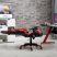 Sintact Gamer szék Piros-Fekete Lábtartóval -Megérkezett!legújabb kialakítás,még kényelmesebb felület!