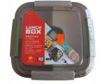Ételtároló Lunch Box rekeszekkel – Sötét kék-szürke