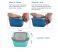 Ételtároló Lunch Box rekeszekkel – Sötét kék-szürke Ételtároló Lunch Box rekeszekkel – Sötét kék-szürke