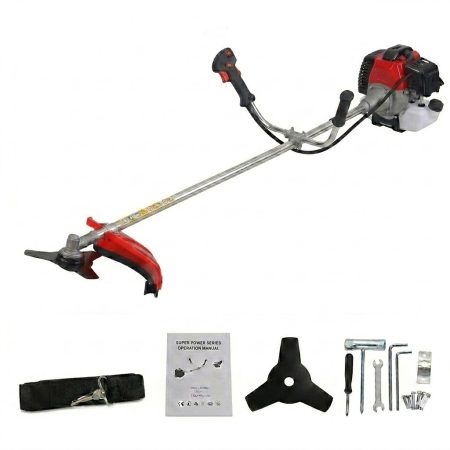 Benzines fűkasza / bozótvágó – 72 cm³, 2 ütemű motorral - Piros